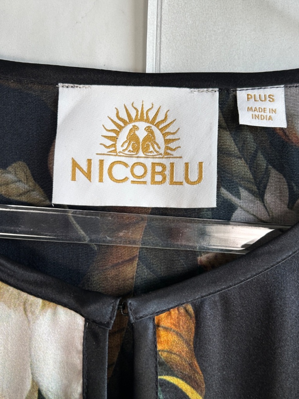 Nicoblu plus size 1X 2X 3X 4X Camellia belted kaftan maxi dress black 100% silk - Picture 12 of 14